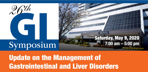 26th GI Symposium: Update on the Management of Gastrointestinal and Liver Disorders Banner